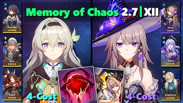 [HSR] Memory of Chaos 2.7 F12 | E0S0 Firefly Superbreak + E0S0 The Herta Hypercarry | F2P Teams