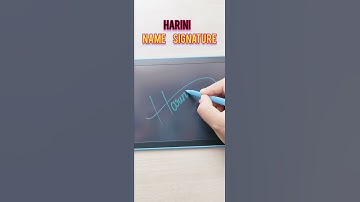 Harini Name Signature 😍🥰 Comment your name for signature 😊