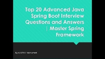 Top 15 Java Spring Boot Interview Question P1.mp4