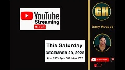 Going Live On 12/20/25 5pm PST / 7pm CST / 8pm EST - Join me for a LIVE edition of Comment Corner!