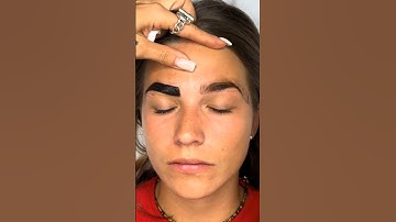 Restructuration et coloration des sourcils #brows #eyebrows #browtutorial #browtransformation #wax