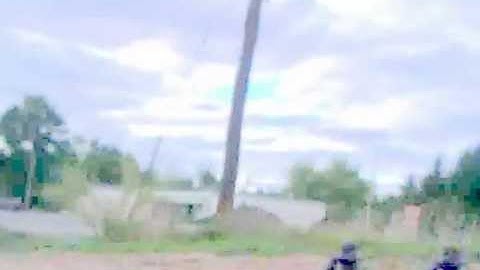 Camera strapped to RC18T Rocket.