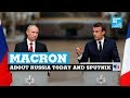 Macron slams rt sputnik news as lying propaganda at putin press conference