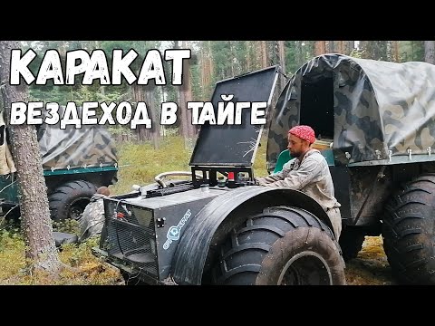 Видео: Каракат | Как ведет себя вездеход в тайге. Короткий обзор и опыт использования