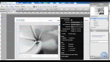 Adobe Muse CC Slideshow Urdu Tutorial