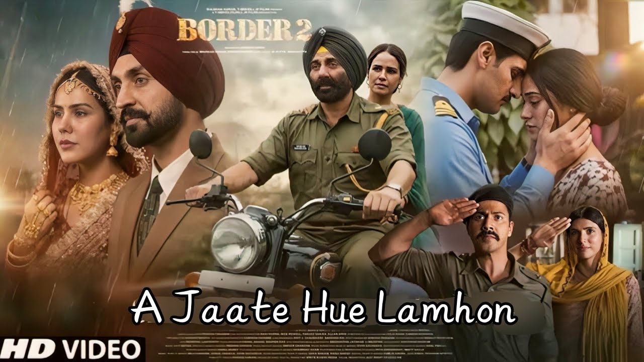 A Jaate Hue Lamhon | Border 2 | Emotional Bollywood Song | Indian Army Tribute