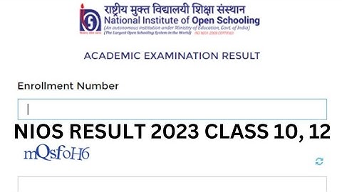 NIOS Result 2023 April 10th & 12th result , how to check your result live #nios #niosaprilexam2023