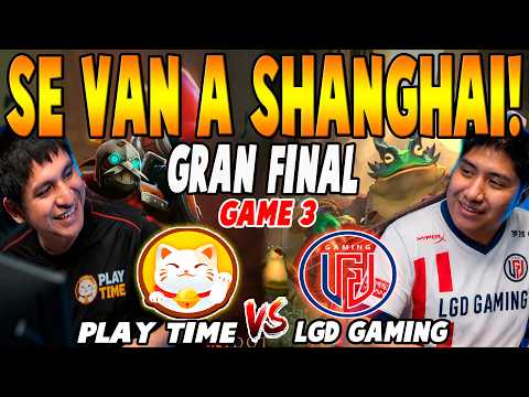 PLAY TIME vs LGD GAMING [GAME 3] BO5 - GRAN FINAL🏆 "SCOFIELD vs WISPER" -THE INTERNACIONAL DOTA 2