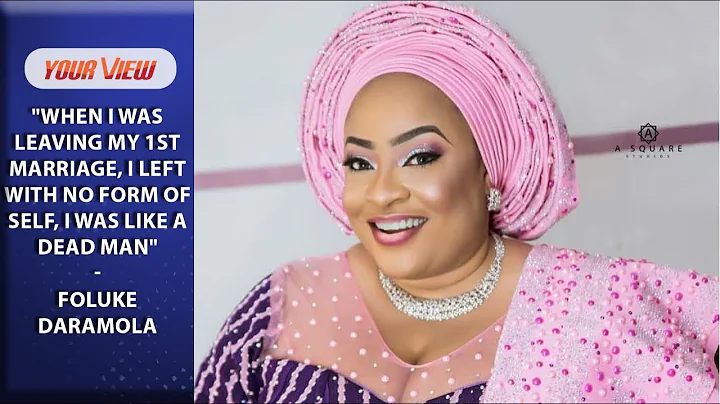 Why My First Marriage Crashed! - Foluke Daramola Speaks