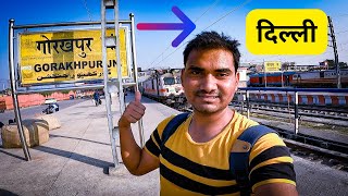 Travelling Gorakhpur to Delhi NCR By Train | MR.RK VLOG