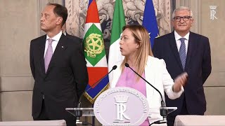 Governo, battibecco Meloni-giornalista: 