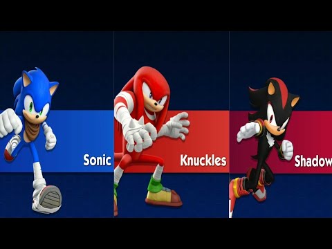 SONIC DASH 2 - SONIC VS KNUCKLES VS SHADOW - YouTube