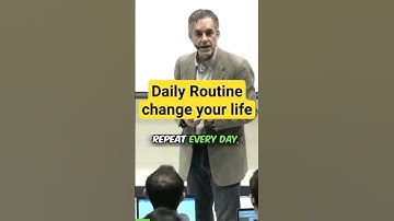 How to Create a Daily Routine That Will Change Your Life #shorts #youtubeshorts #jordanpeterson