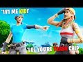 I challenged my RANDOM DUOS to a 1v1 in Fortnite...