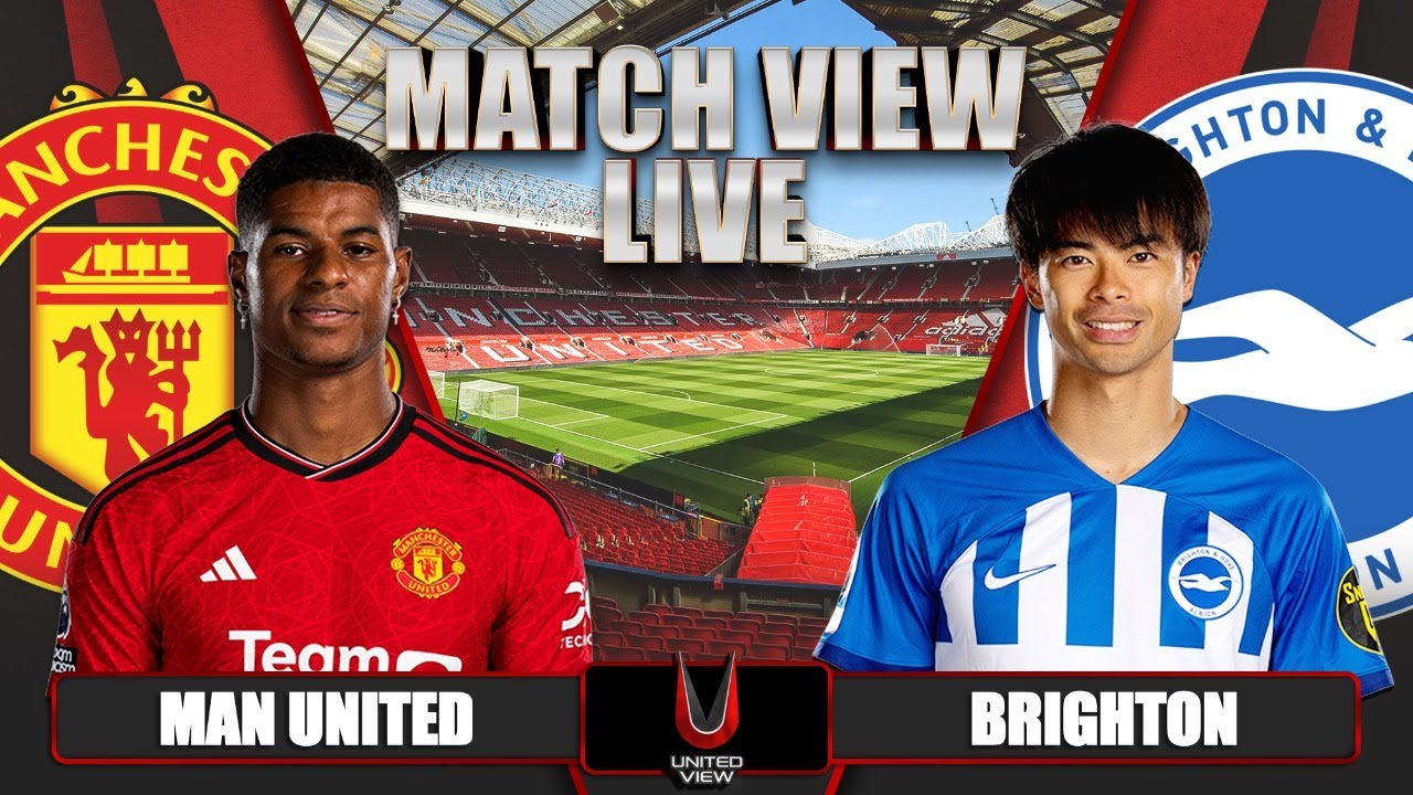 MANCHESTER UNITED 1-3 BRIGHTON LIVE MATCH VIEW WITH KG, DJ and MICAH