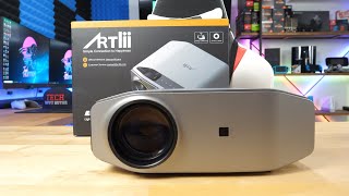 This projector is DOPE! |Artlii Energon 2 Native 1080P WiFi Projector Review|