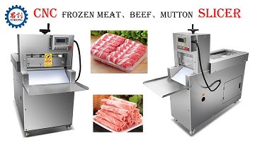 CNC Frozen Meat Slicer Beef Mutton Slicing Machine
