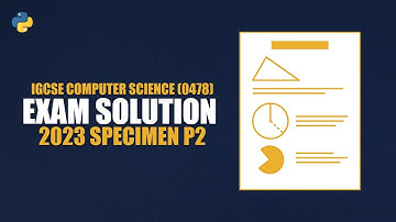 2024 Specimen Paper Programming Solution | IGCSE Computer Science (0478)