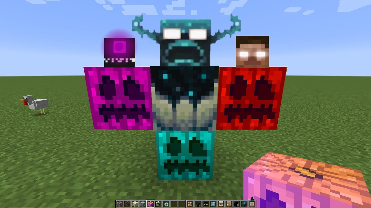 what if you create a WARDEN x GOLEM x WITHER STORM in MINECRAFT - YouTube
