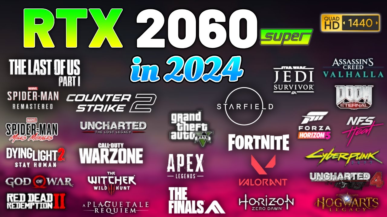 RTX 2060 SUPER 8GB 26 Games Tested Is It Still Good For 2024 YouTube 