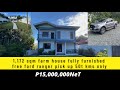 V37324 new farm house and lot 1172 sqm clean title with ford ranger pick up  silang cavite