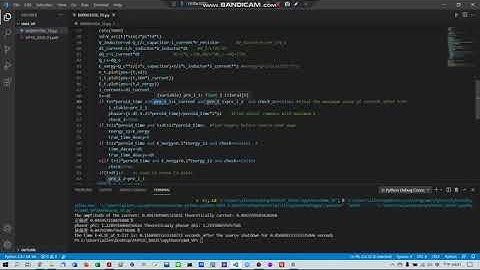 VP 10 RLC oscillation and transient behavior simulation