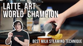 HOW TO STEAM MILK FOR LATTE ART (featuring 2x Latte Art World Champion Lance Hedrick)