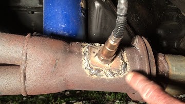 Leak fix at O2 sensor on Fitech Go EFI