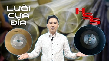 CƠ KHÍ CNC | LƯỠI CƯA ĐĨA THÉP GIÓ CẮT THÉP - INOX | ADOBUS OFFICIAL