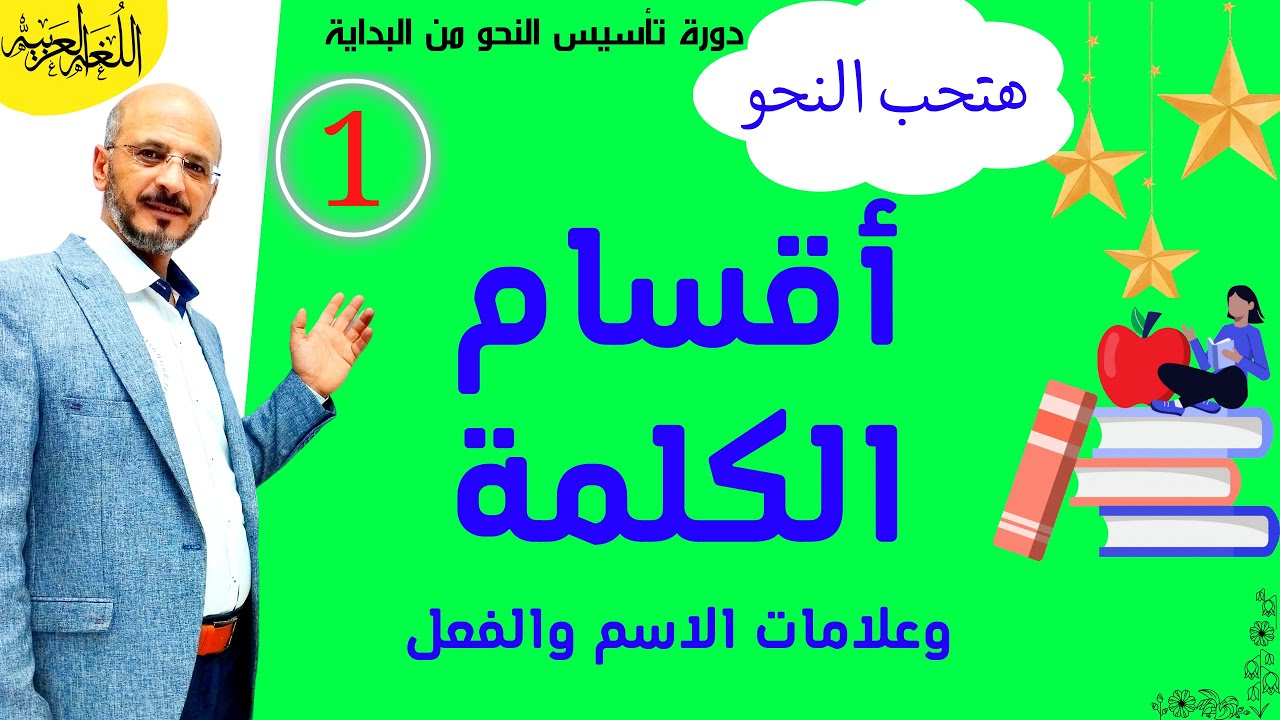 (1) أقسام الكلمة وعلامات الاسم والفعل