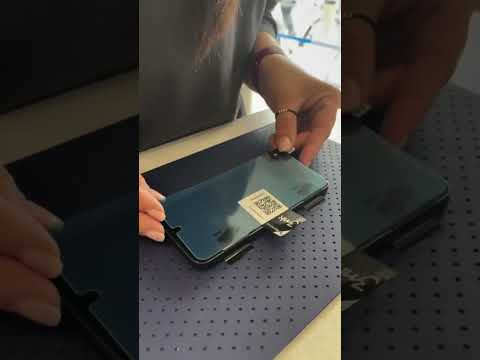 💦 ASMR Screen protector change #protection #smartphone #iphone #samsung #asmr