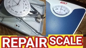 PERSONAL MECHANICAL SCALE SHOWING WRONG WEIGHT EVEN NO WEIGHT PLACED. HOW REPAIR.  HOW ORDER SCALE