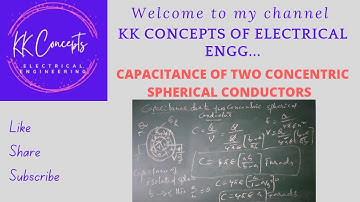 CAPACITANCE OF TWO CONCENTRIC SPHERICAL CONDUCTORS