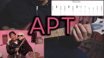 ROSÉ & Bruno Mars - APT. | Guitar lesson with TABS