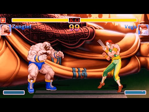 アメコミ VIDEO GAME SUPER STARS ROGUE VS ZANGIEF Zangief vs Vega (Hardest) Ultra Street Fighter 2: The Final