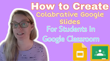 How to create collaborative Google Slides for students in Google Classroom