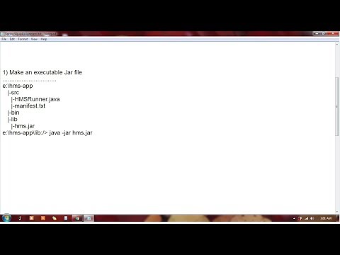 How to create a Executable jar file part-1