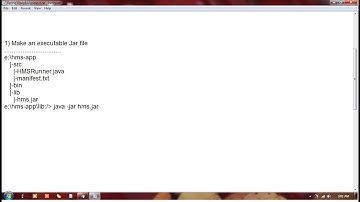 How to create a Executable jar file part-1