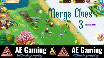 Merge elves  - merge three 3 puzzle gameplay - tricks tips - best puzzle game  - video gaming
