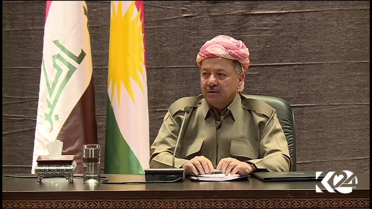 ده‌قى وتارى سه‌رۆك بارزانى له‌ كۆبوونه‌وه‌ى له‌گه‌ڵ سه‌نديكا و رێكخراوه‌كاندا