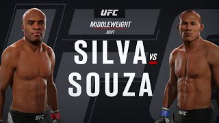 EA SPORTS UFC 2 Gameplay - Anderson Silva vs Ronaldo Jacare Souza