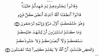 سورة فصلت - ياسين الجزائري برواية ورش