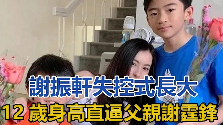 謝振軒失控式長大，12歲身高直逼父親謝霆鋒，張柏芝基因太強大│全明星娛樂│ - 天天要聞