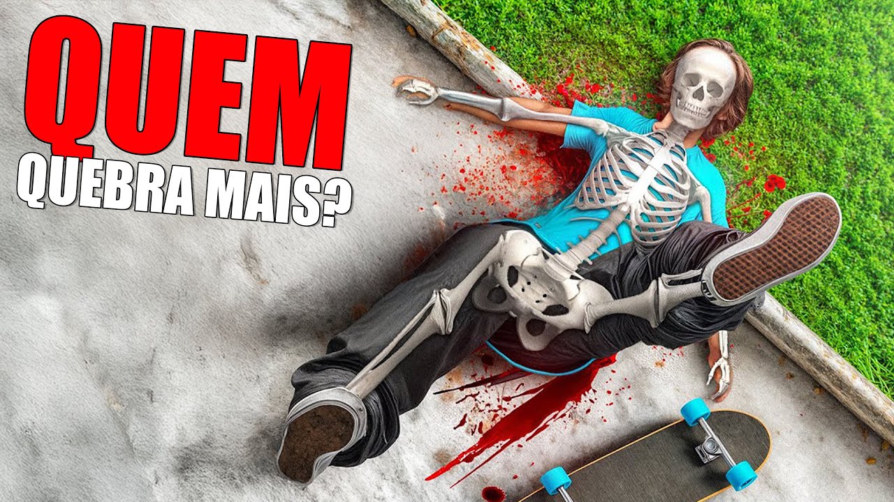 Quem quebra mais OSSOS no SKATE 4
