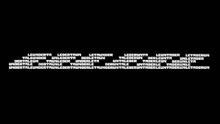 Megalovania but each measure is the superpermutation of all possible Megalovania rearrangements