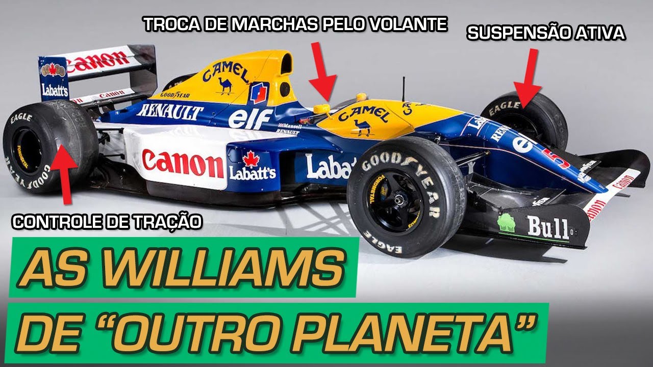 COMO A WILLIAMS CONSTRUIU OS CARROS “DE OUTRO PLANETA” NOS ANOS 90