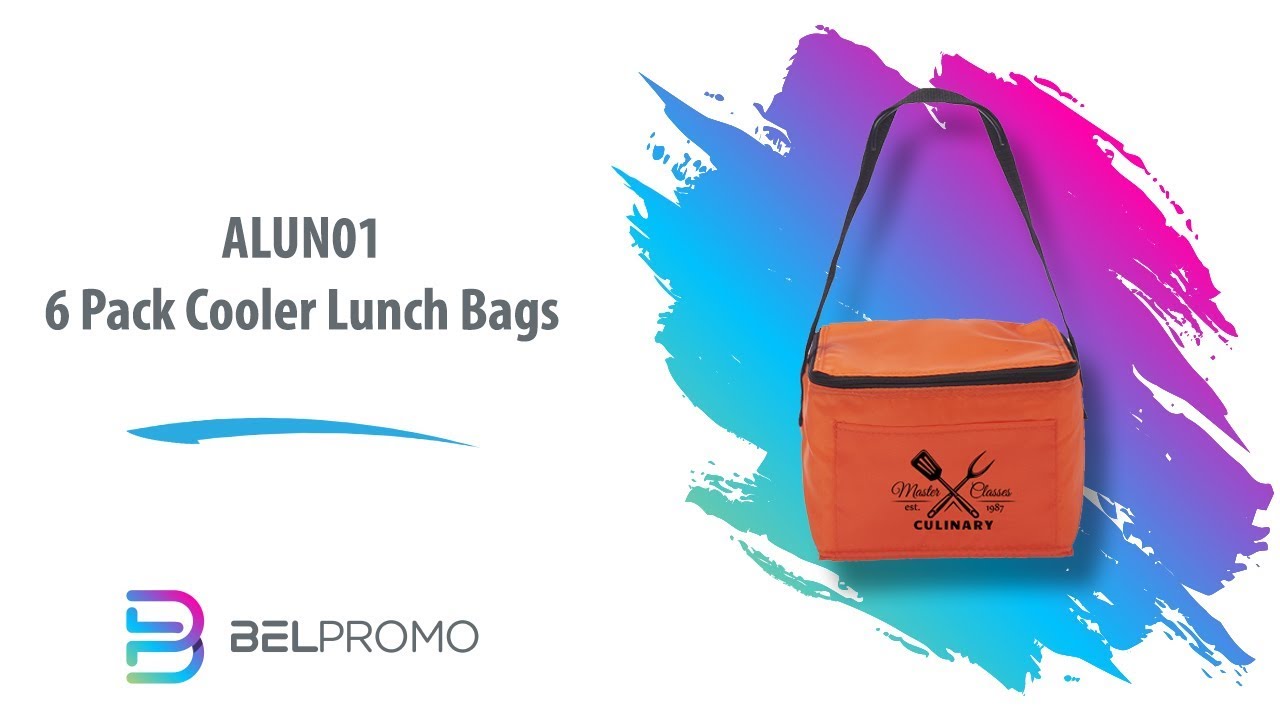 ALUN01 | Wholesale 6 Pack Cooler Lunch Bags