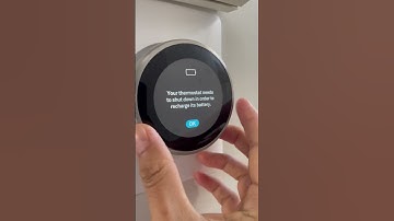 Google Nest Thermostat Startup | Battery Charging Message!