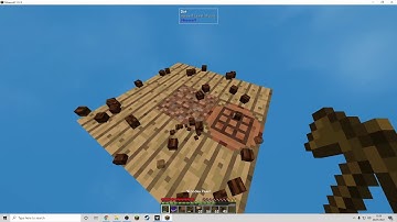 SkyFactory 4 Episode 1 - Dirt trees??