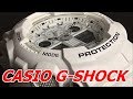 カシオGショック腕時計 Marine White GA-100MW-7AJF